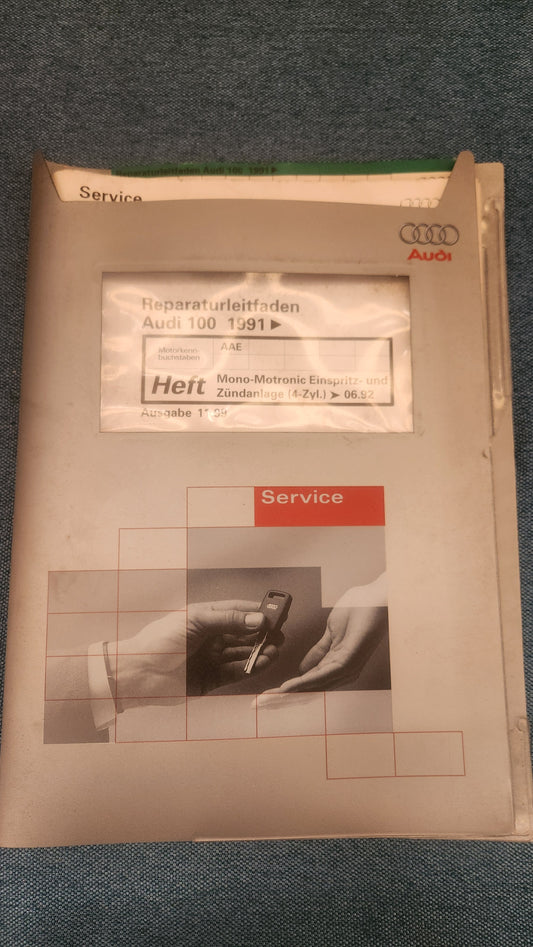 Audi 100 C4 AAE Motor  Reparaturleitfaden Werkstattbuch