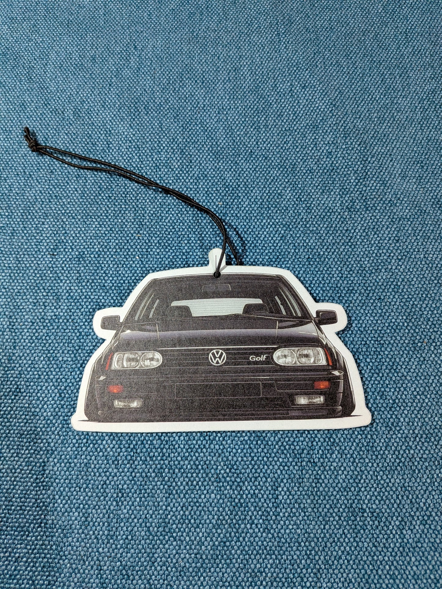 Duftbaum/Duftanhänger Vanilla Golf 3Tuning Design Front Ansicht