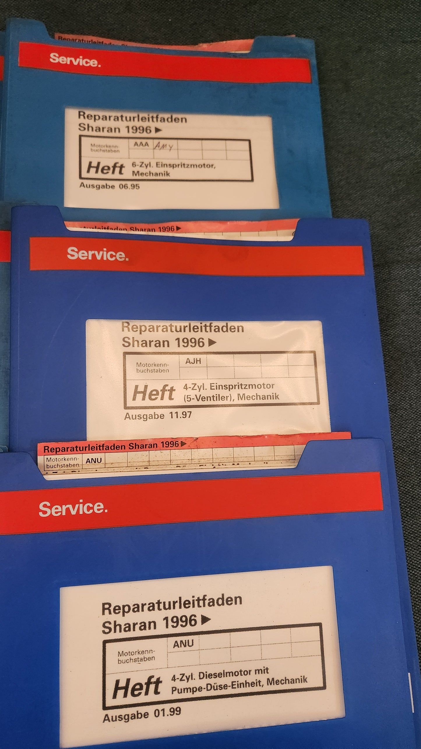 Sharan Reparaturleitfaden Werkstattbuch