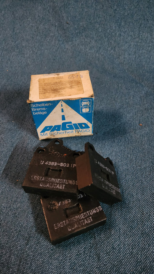 Bremsklötze Audi 80 B1/Golf1/Passat B1/Scirocco1 T0451 Pagid Nos D4