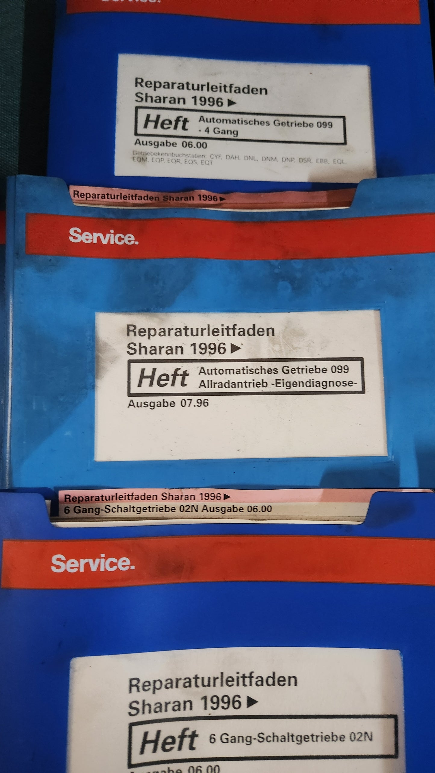 VW Sharan Repair Manual Workshop Manual