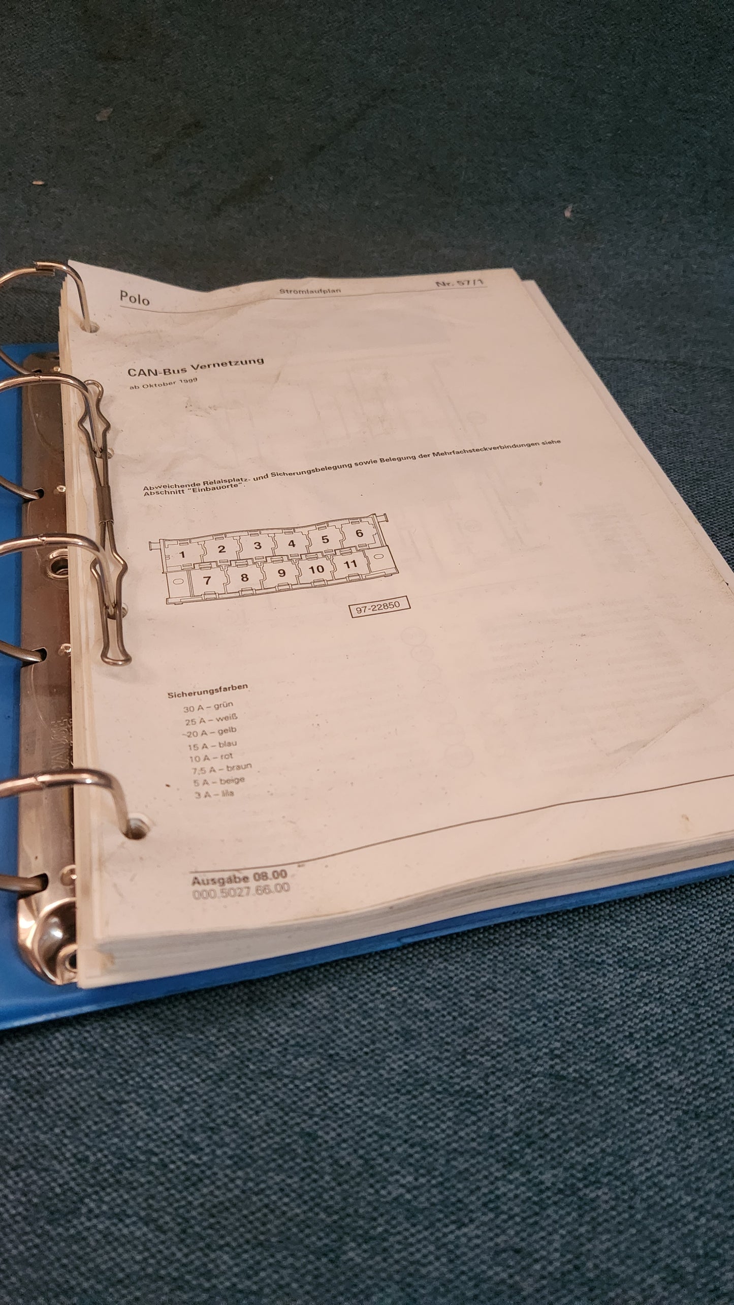 Polo 6n Stromlaufpläne Reparaturleitfaden Werkstattbuch