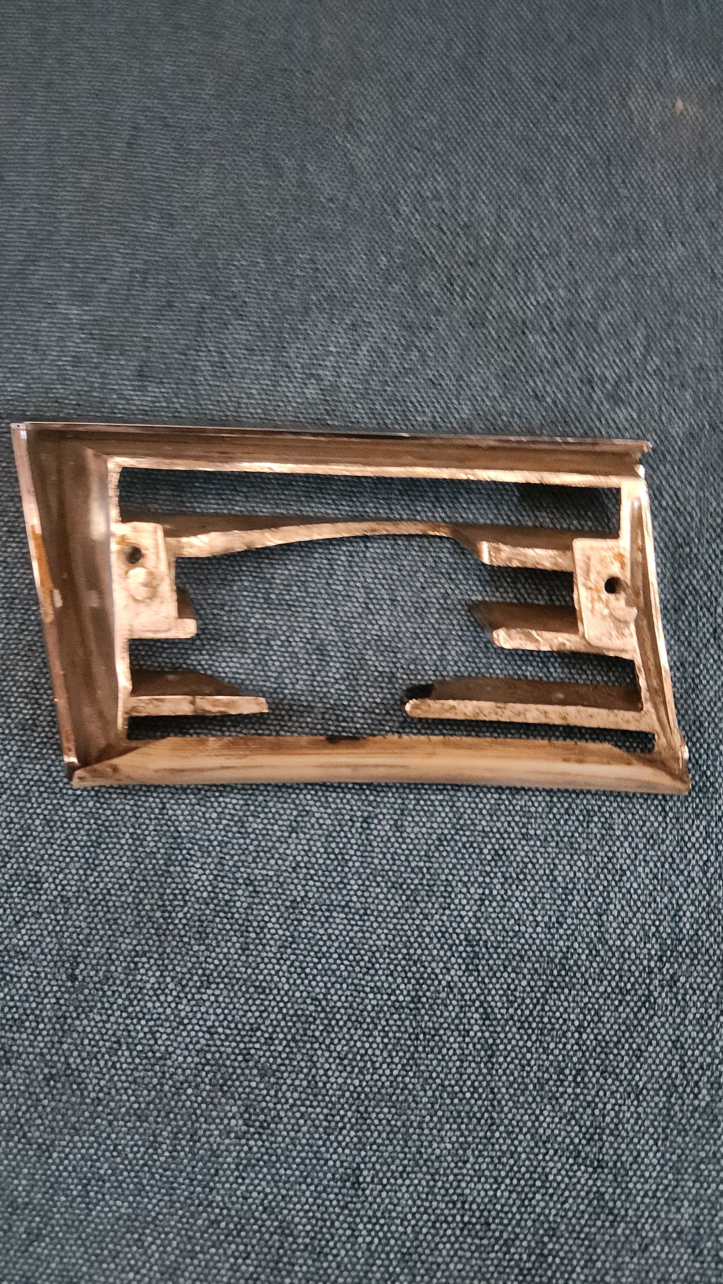 Porsche 911 912 Horn Gitter Chrom Abdeckung links offen 90155943128 NOS M3