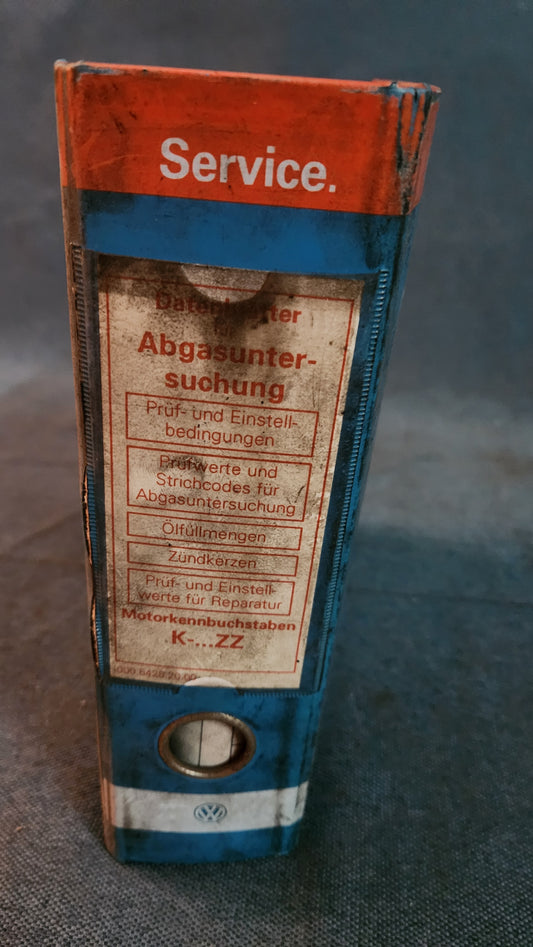 Abgasuntersuchung K-ZZZ Reparaturleitfaden Werkstattbuch Ordner