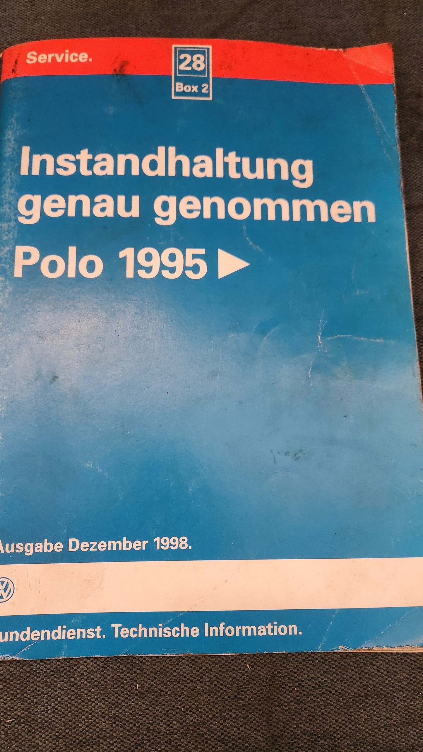 Polo 6N Maintenance, specifically: Repair Manual, Workshop Manual