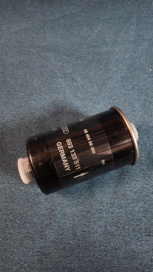 Kraftstofffilter Benzinfilter Golf 1/2/Jetta1/2/Corrado/Passat B2/B3/Scirocco2/Audi80/B3/B4/100/C3/C4 893133511 Nos G8