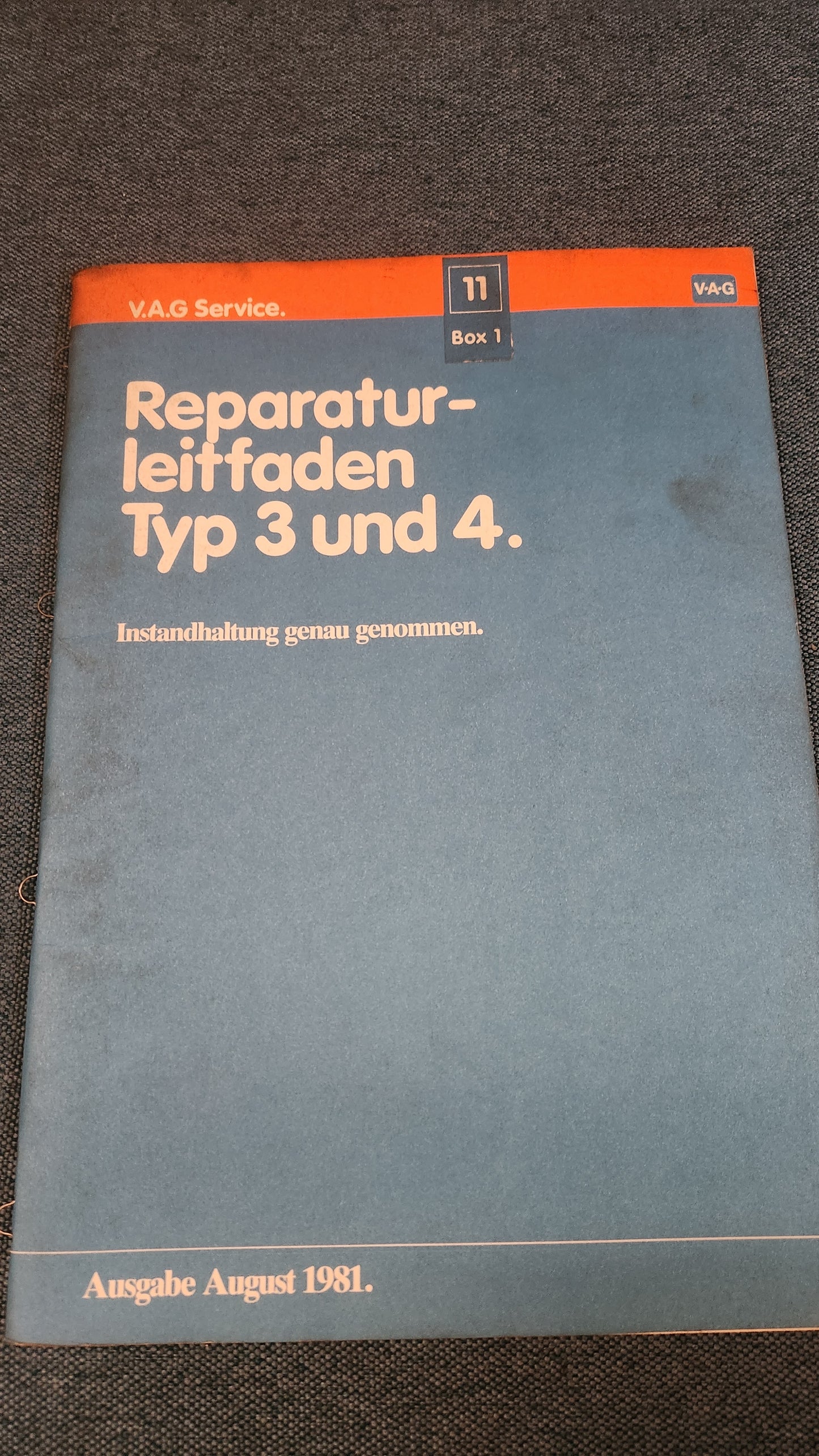 Type 3/4 Maintenance, specifically Repair Manual Workshop Manual