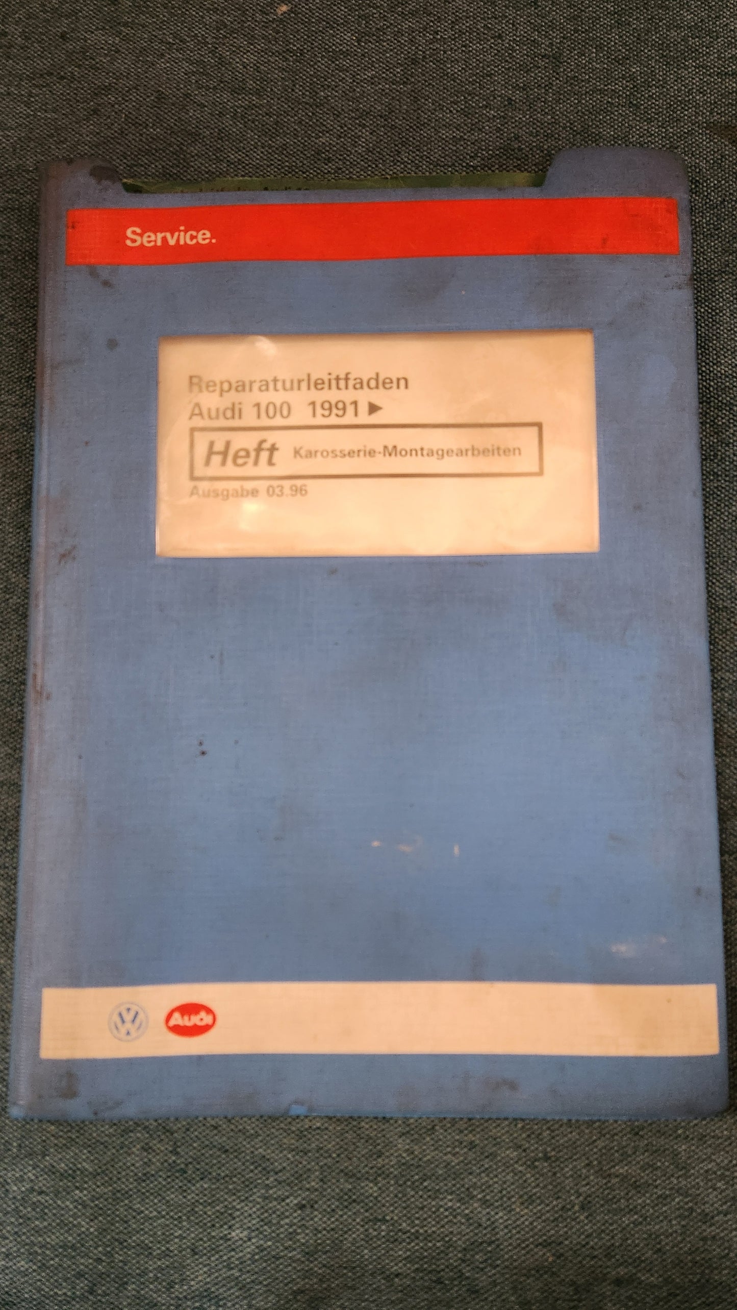 Audi 100 C4 Karosserie Montagearbeiten Reparaturleitfaden Werkstattbuch