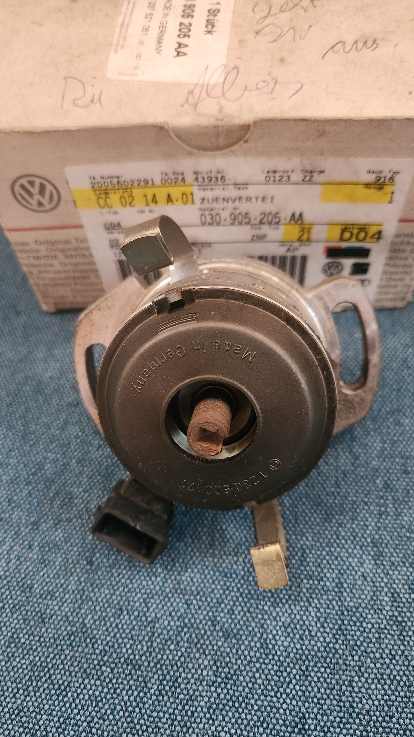 Zündverteiler Golf/3/Vento/Polo 2 86C 030905205AA Gebraucht, aber wie Neu G3