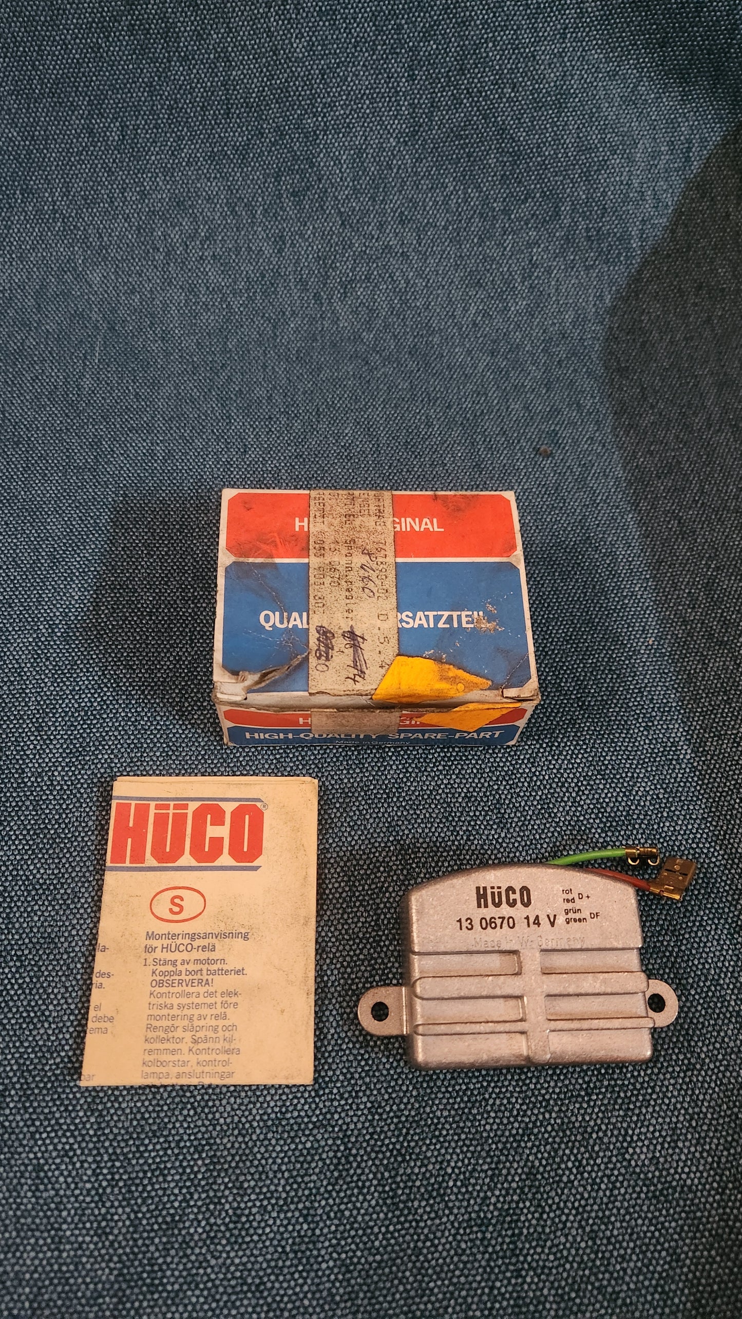 Lichtmaschinenregler Hüco Golf/Jetta/Scirocco/1/2/Derby/Polo 86C/Caddy14D/Iltis/LT1/Passat B1/B2/T3 Bus/Audi 80/90/B2/B3/100/200/C2/C3 130670 Nos/Neu M6