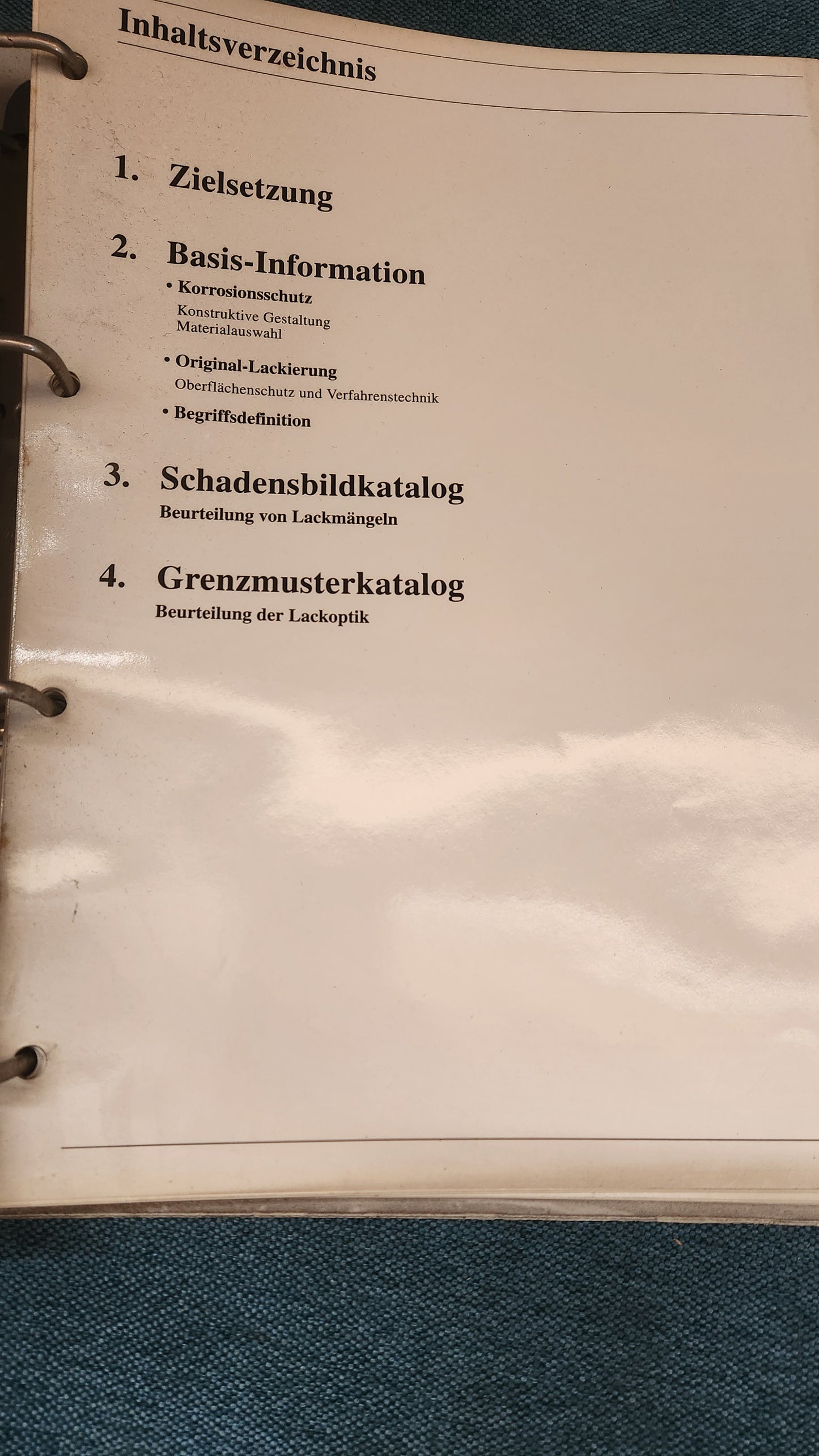 Beurteilung von Fahrzeuglackierungen Vw/Audi Reparaturleitfaden Werkstattbuch