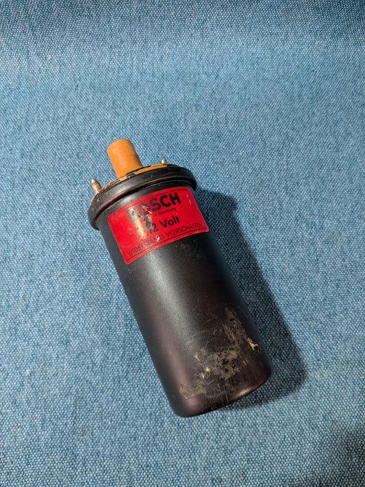 Tændspole Bosch K70/Bobbel/Type4/Golf/Jetta/1/Mercedes/W111/W112/W114/W115/W460/Audi 100/200/C3/Porsche 911 028905115B Brugt A18