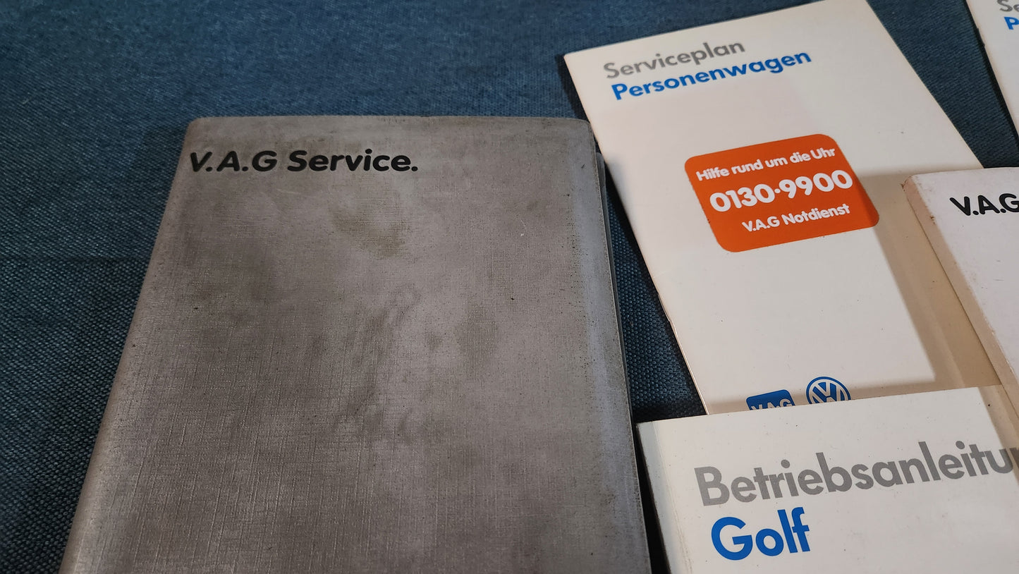 Golf 2 Service Heft Betriebsanleitung Bedienungsanleitung Bord Buch C3