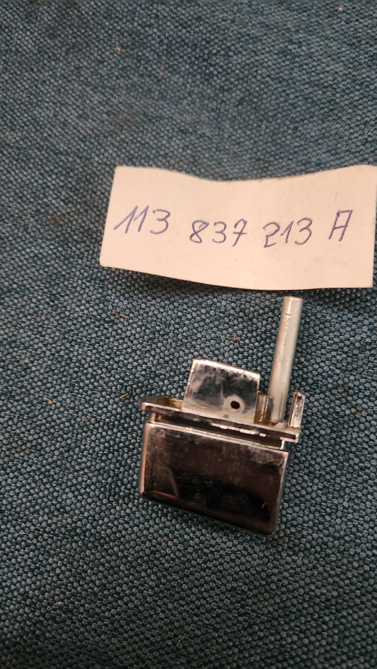 Türschloss Abdeckung Chrom Karmann Ghia Käfer Typ1/3 113837213A Nos S5