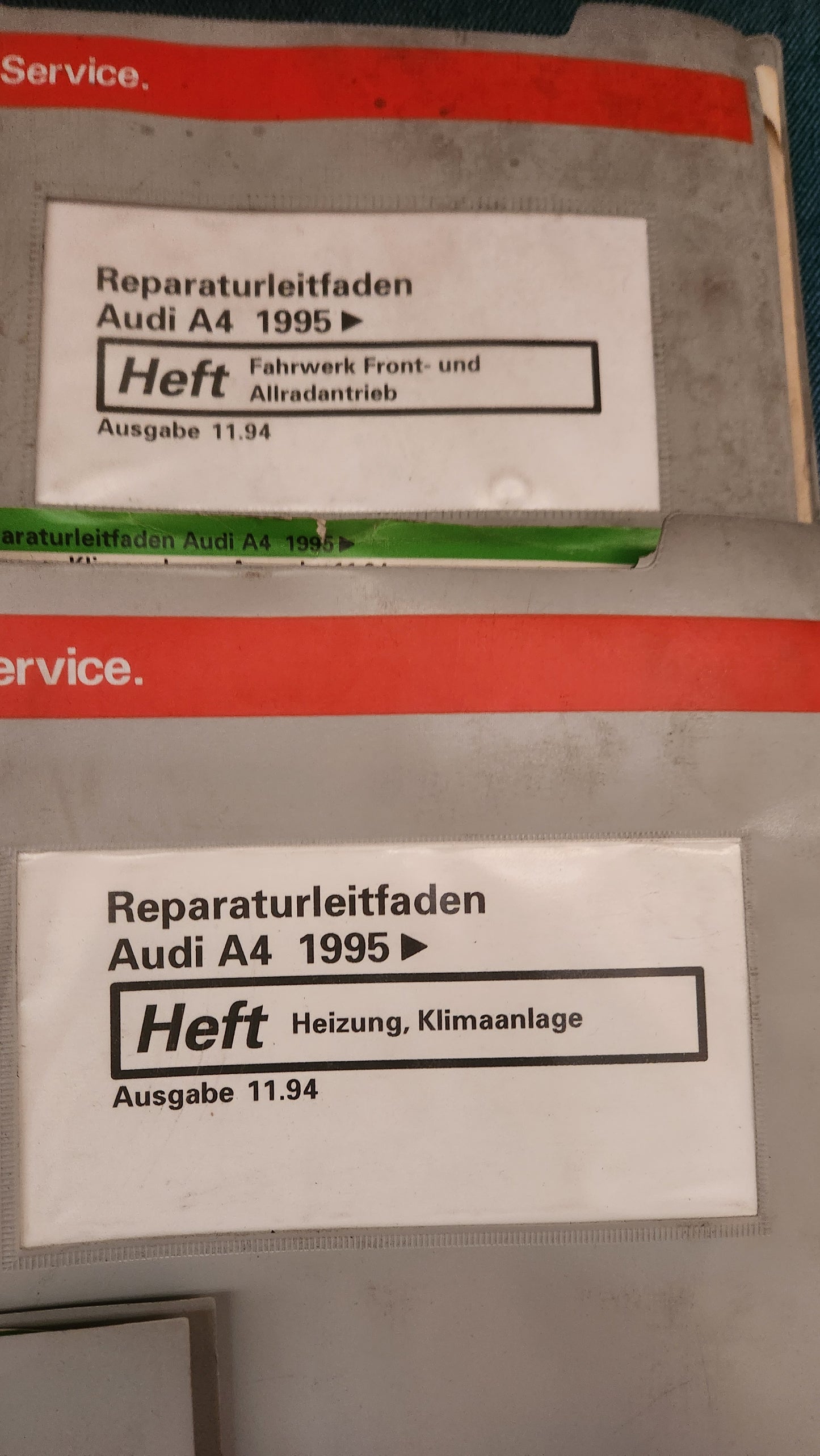 Audi A4 B5 Reparaturleitfaden Werkstattbuch Z2