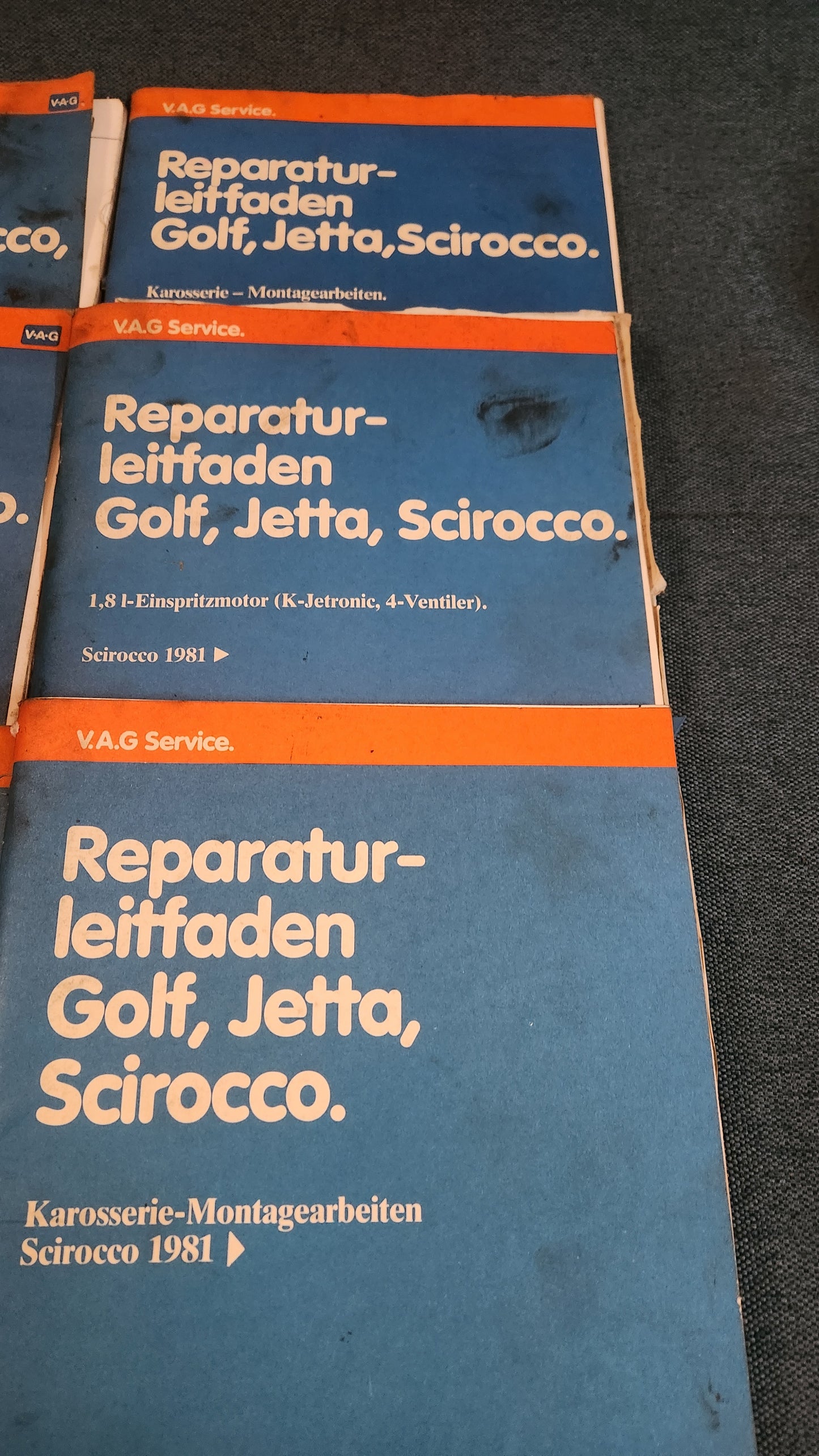 Golf 1/Cabrio Jetta 1 Scirocco 1/2 Reparaturleitfaden Werkstattbuch