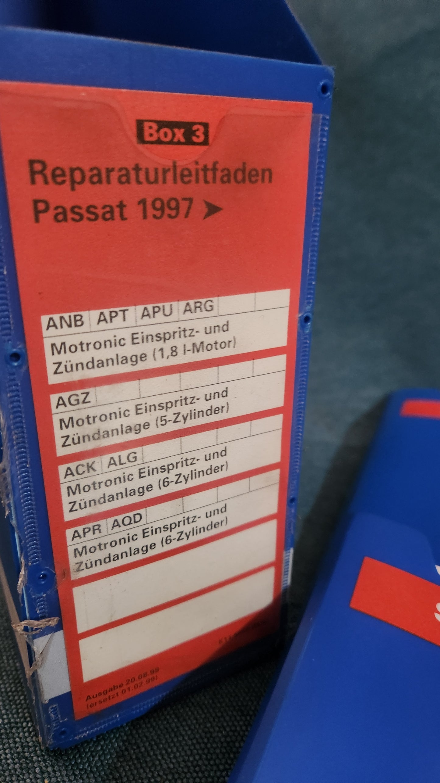 Passat 3B/BG Repair Manual Workshop Manual Z1