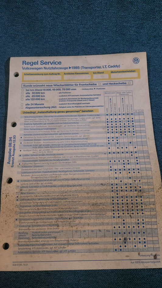 Repair manual, workshop manual