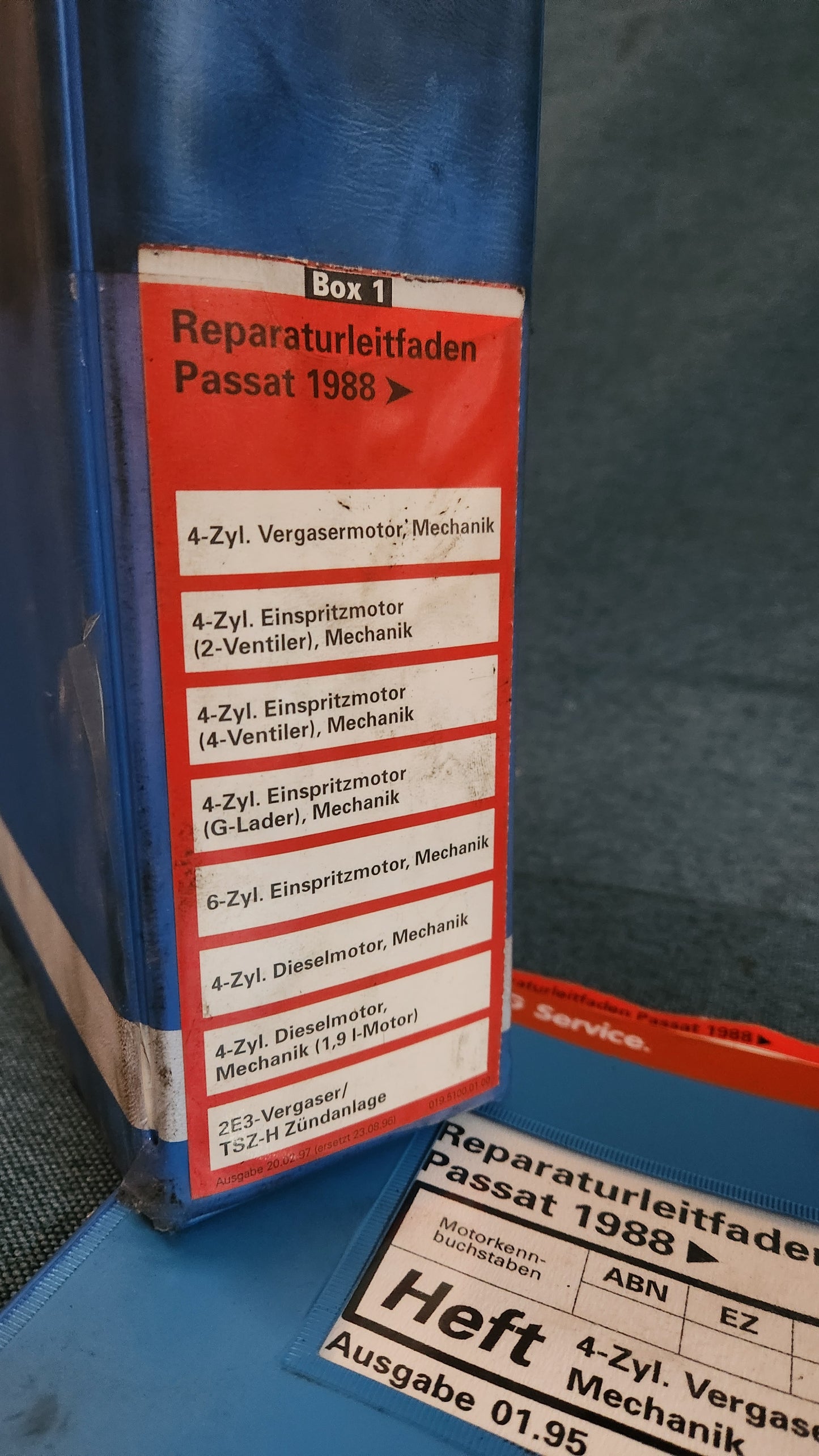 Passat B3 35i Motor Reparaturleitfaden Werkstattbuch