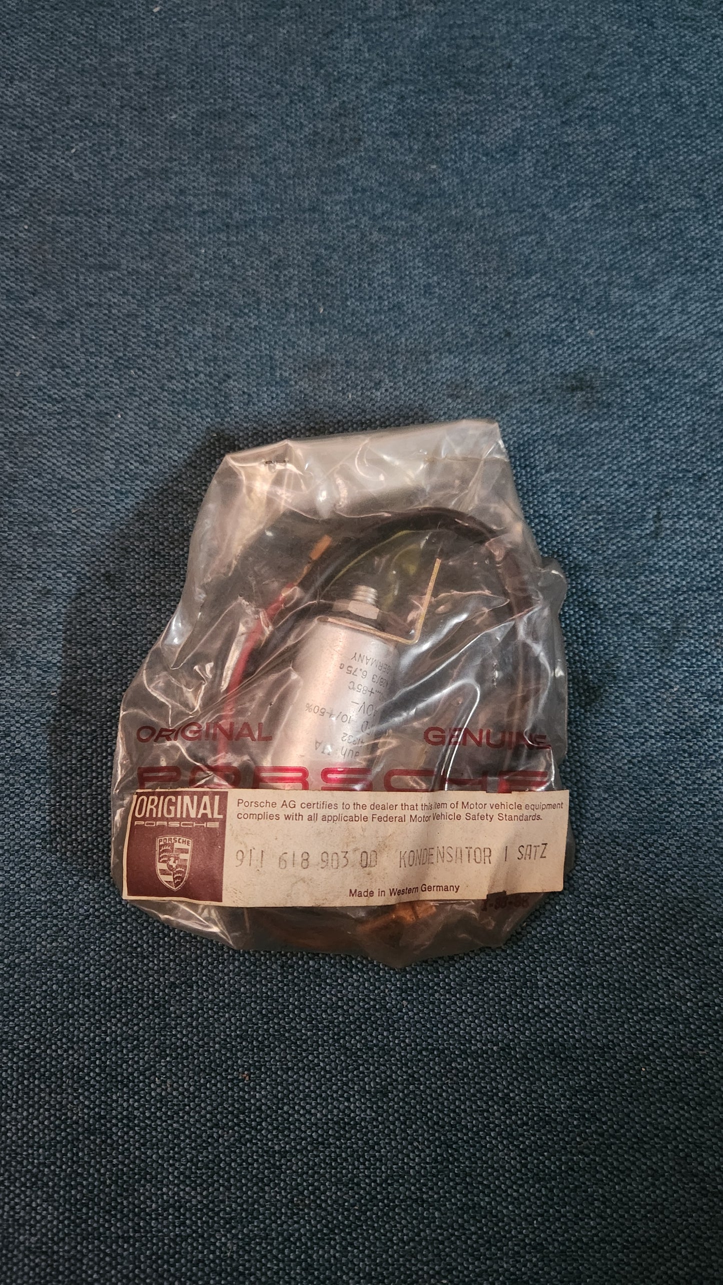 Porsche 911 Kondensator 91161890300 Nos E8