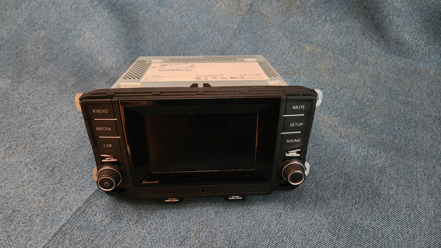Polo 6 C/R  V Radio Bedieneinheit 6c0035885C Gebraucht A3