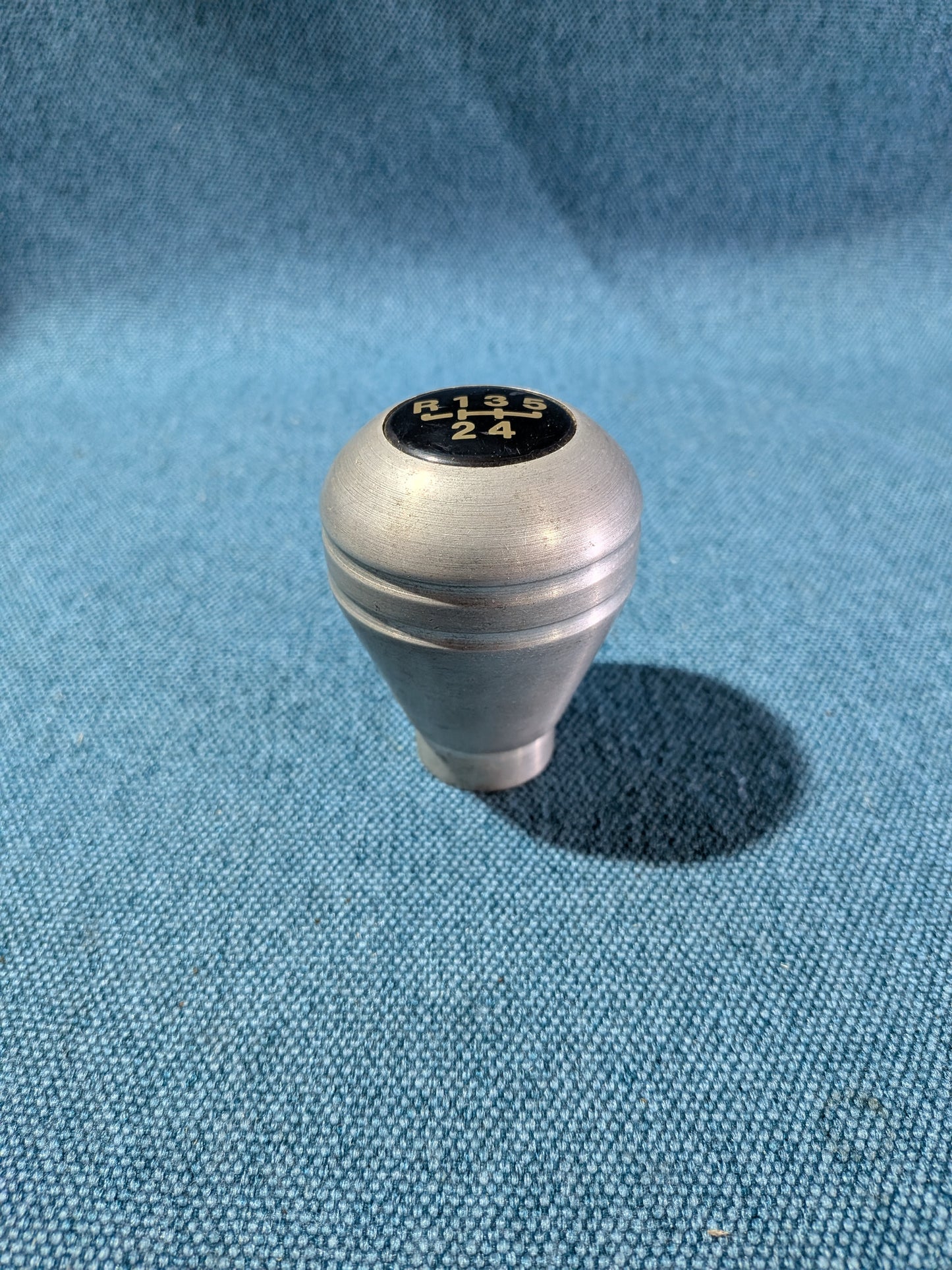 Gear knob aluminum solid 5 speed M12 thread Used B4