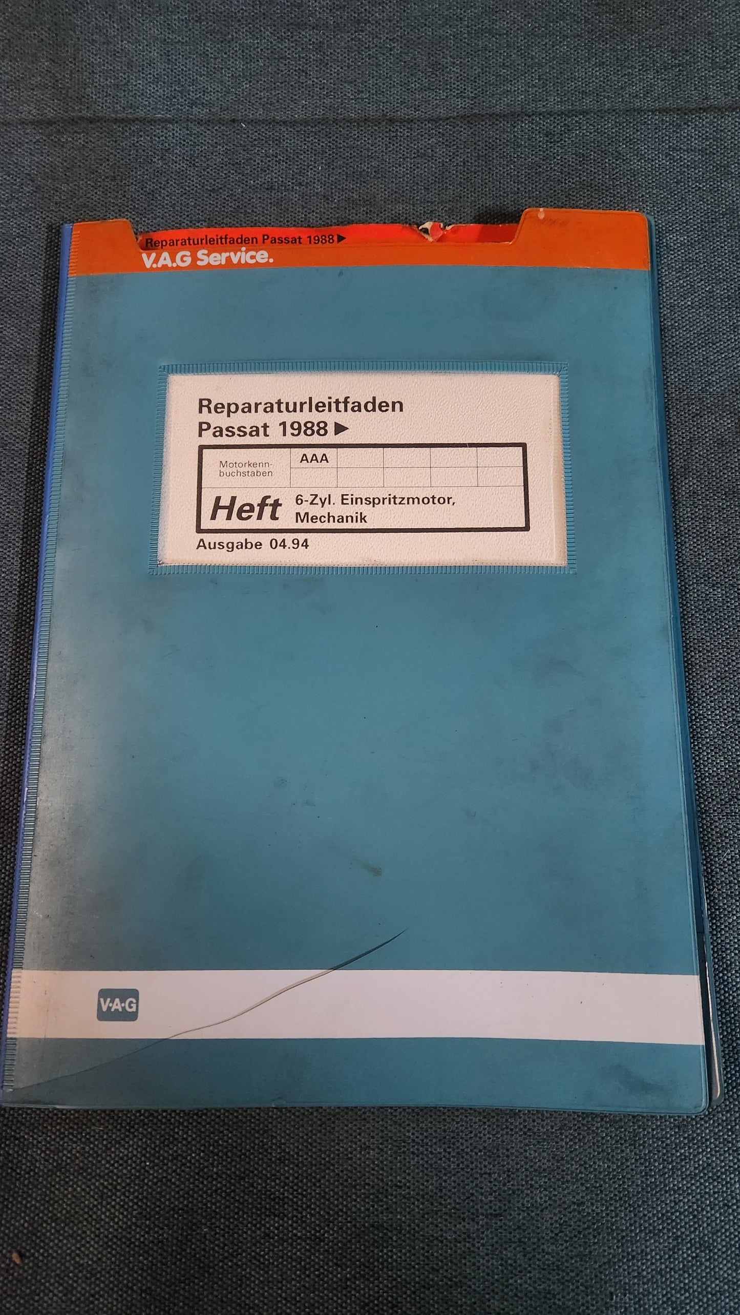 Passat 35I B3 Vr6 AAA Reparaturleitfaden Werkstattbuch