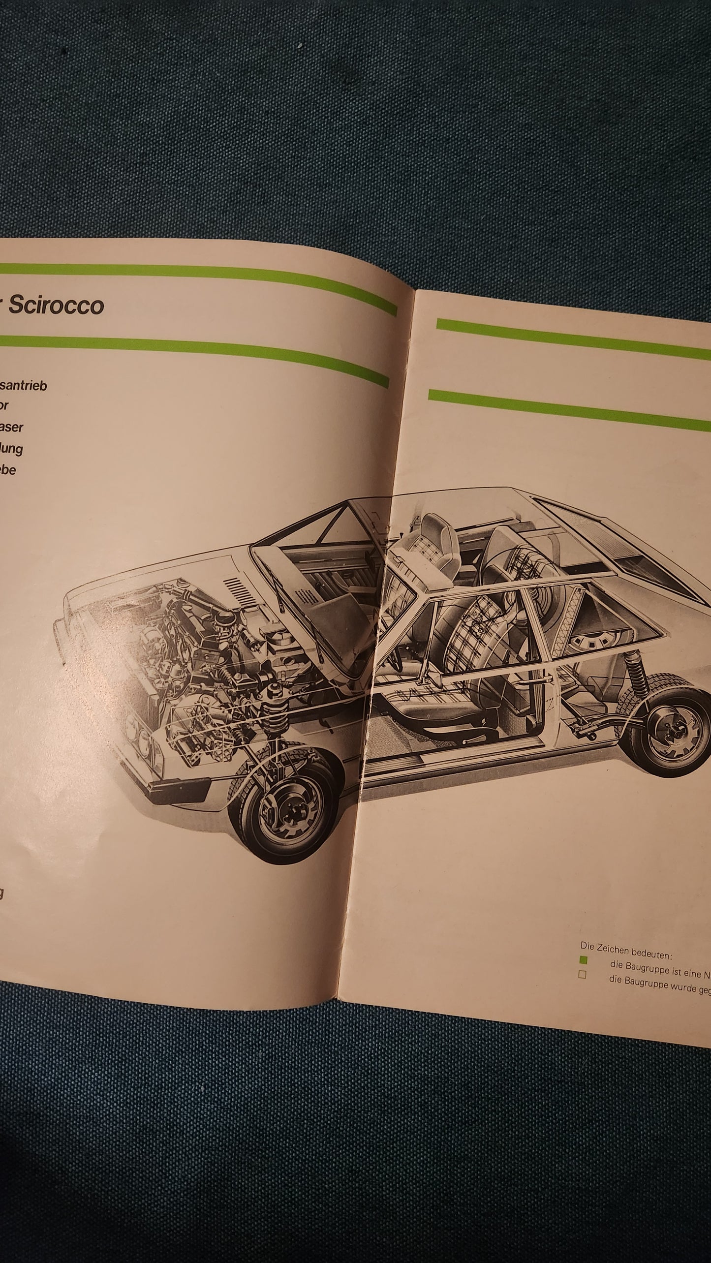 Der Scirocco 1 Selbststudienprogramm Reparaturleitfaden Werkstattbuch