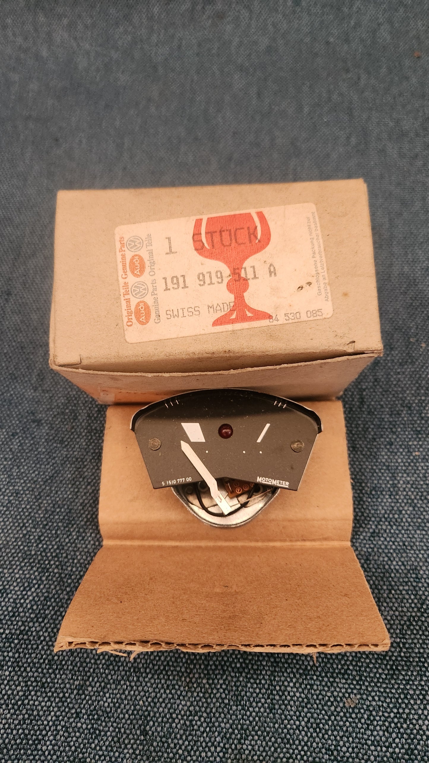 Temperature gauge Motometer Golf/Jetta/Scirocco/1 191919511A NOS G3