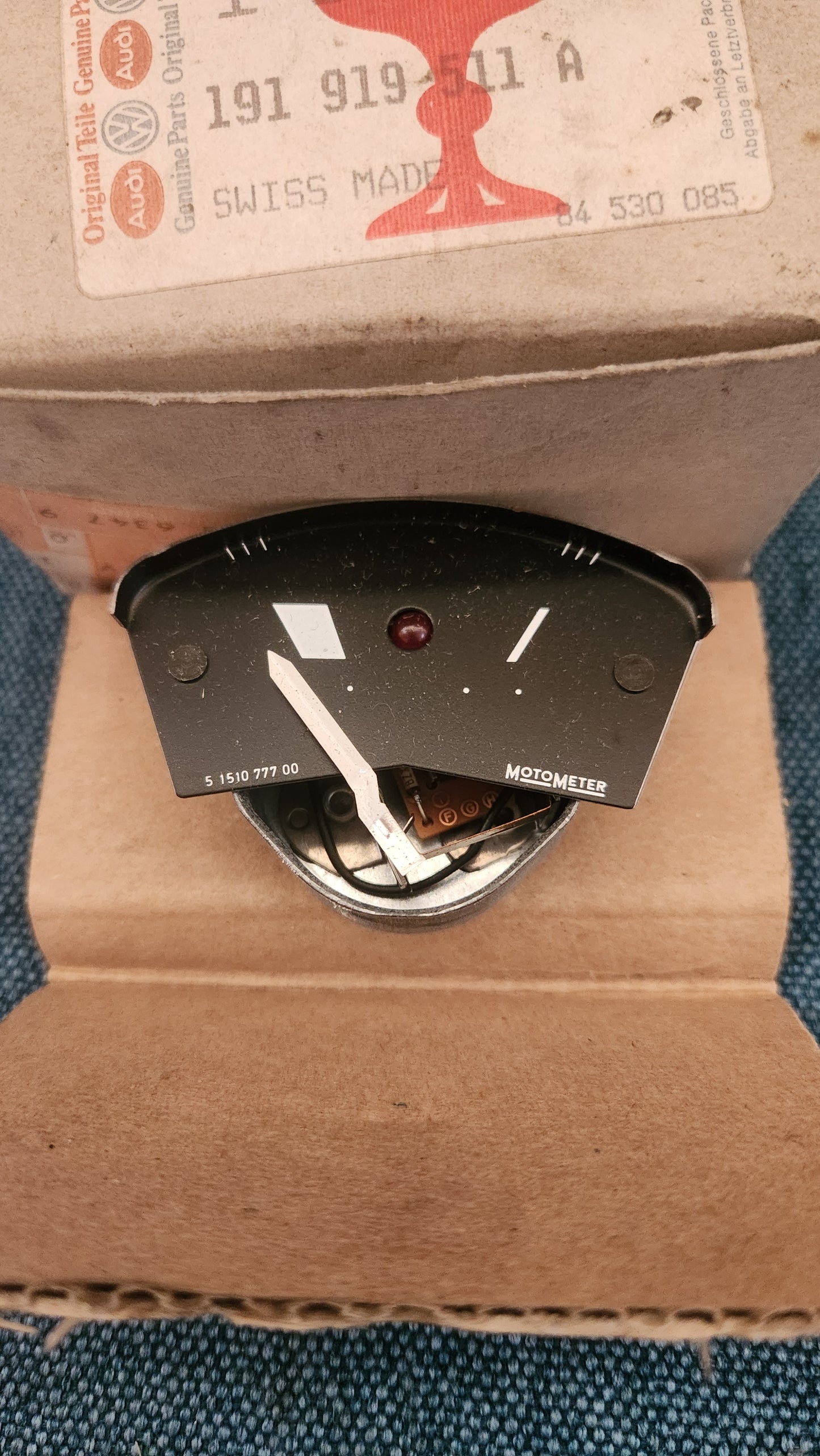Temperature gauge Motometer Golf/Jetta/Scirocco/1 191919511A NOS G3