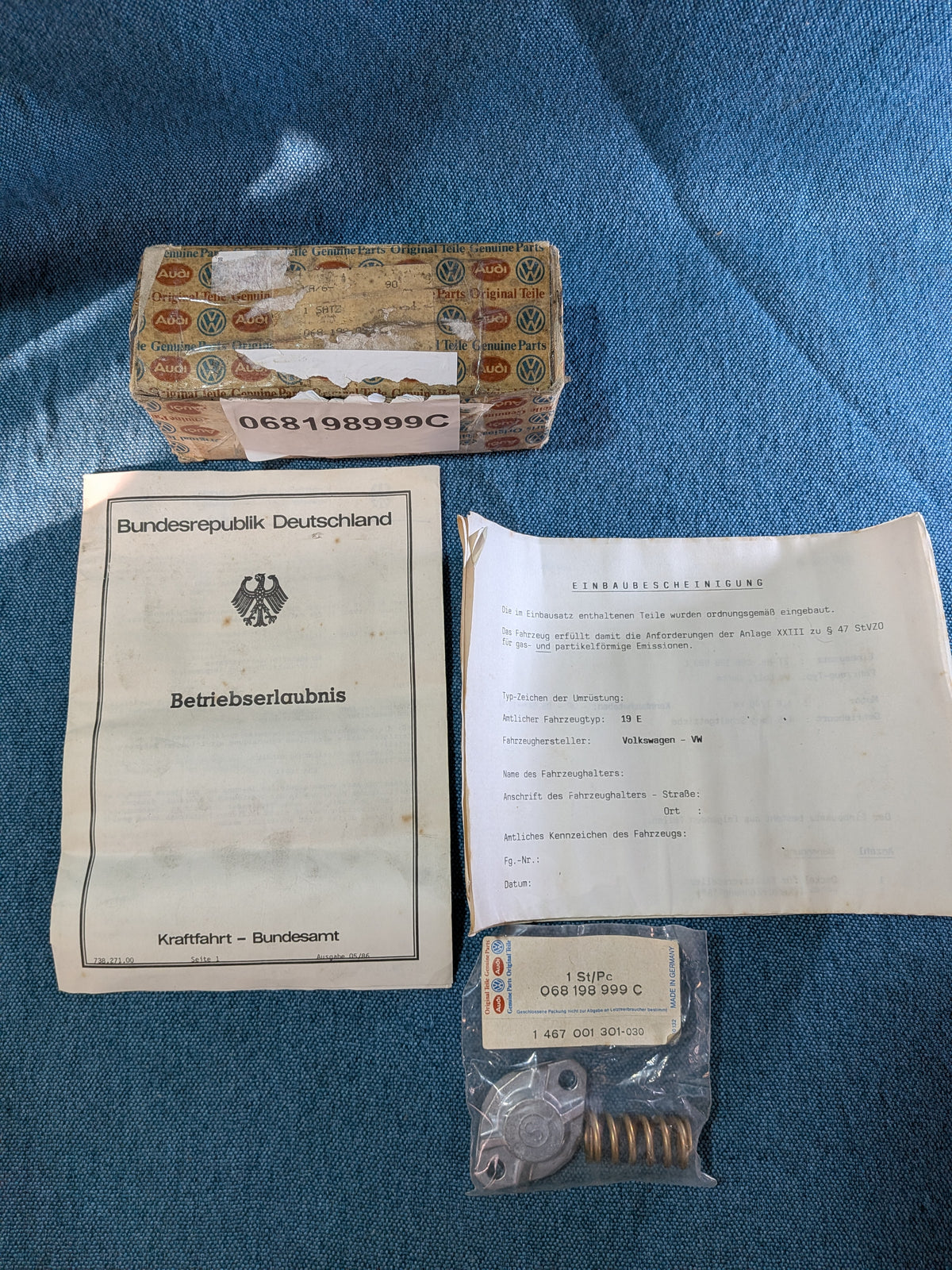 Ëmbau-Set Asprëtzversteller Golf/Jetta/1/2 068198999C NOS B4