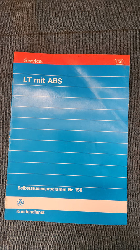 LT 1 mit ABS Selbststudienprogramm Nr. 158 Reparaturleitfaden Werkstattbuch