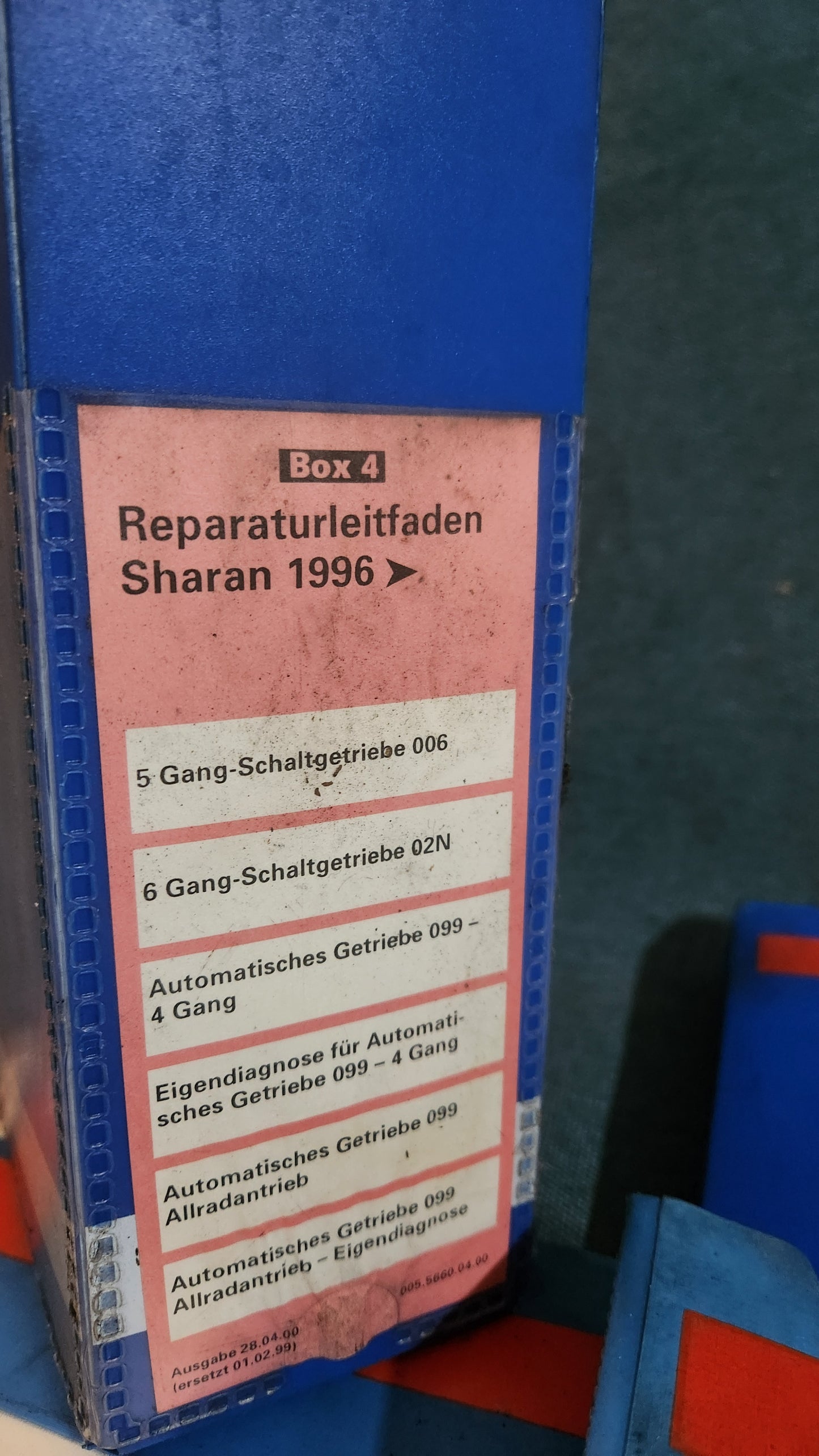 VW Sharan Repair Manual Workshop Manual
