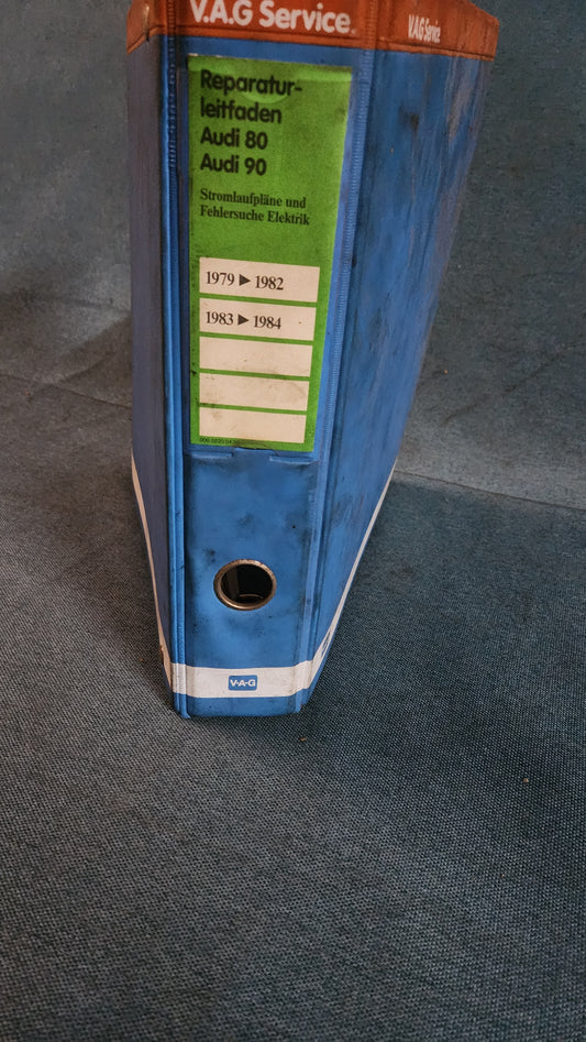 Audi 80/90 B2 Typ81/85 Stromlaufpläne Reparaturleitfaden Werkstattbuch