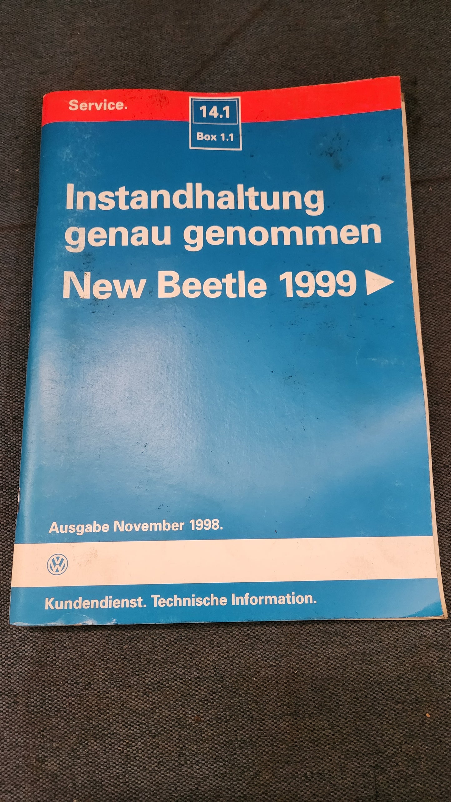New Beetle Instandhaltung genau genommen Reparaturleitfaden Werkstattbuch