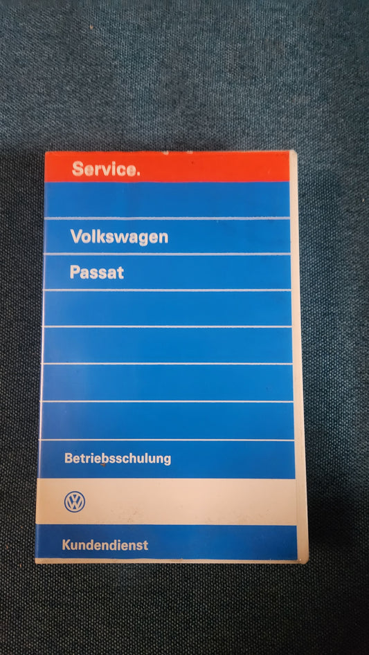 Volkswagen Passat 3B/BG Repair Manual Workshop Film VHS