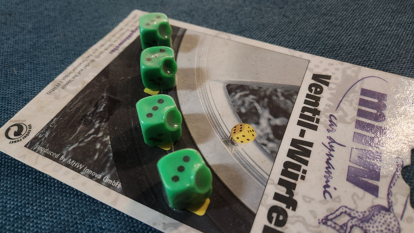 MHW Ventilkappen Würfel Grün Nos Universal