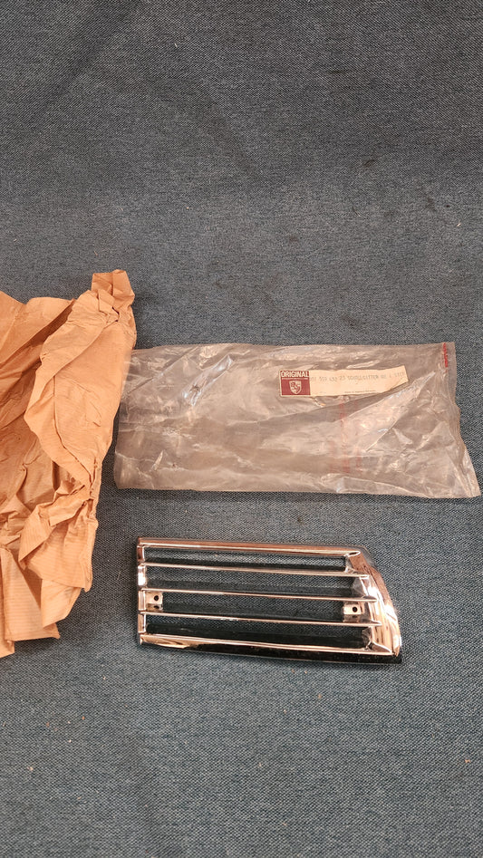 Porsche 911 912 Horn Gitter Chrom Abdeckung 90155943223 NOS E6
