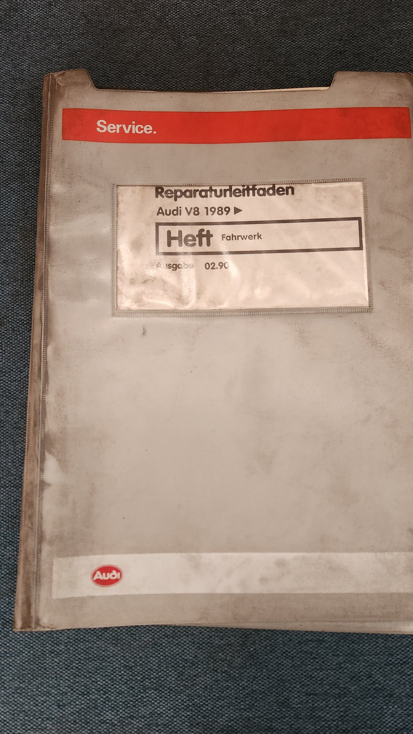 Audi V8 Fahrwerk Reparaturleitfaden Werkstattbuch