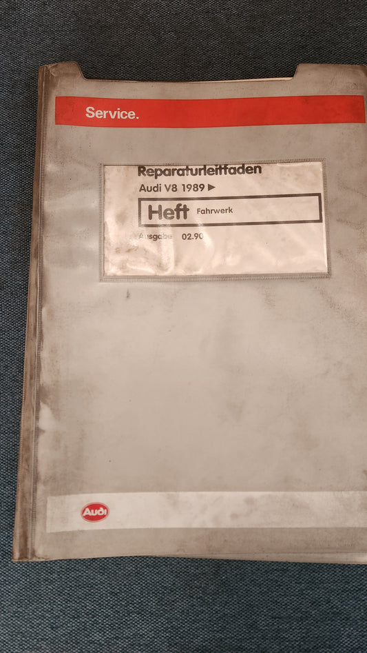 Audi V8 Fahrwerk Reparaturleitfaden Werkstattbuch