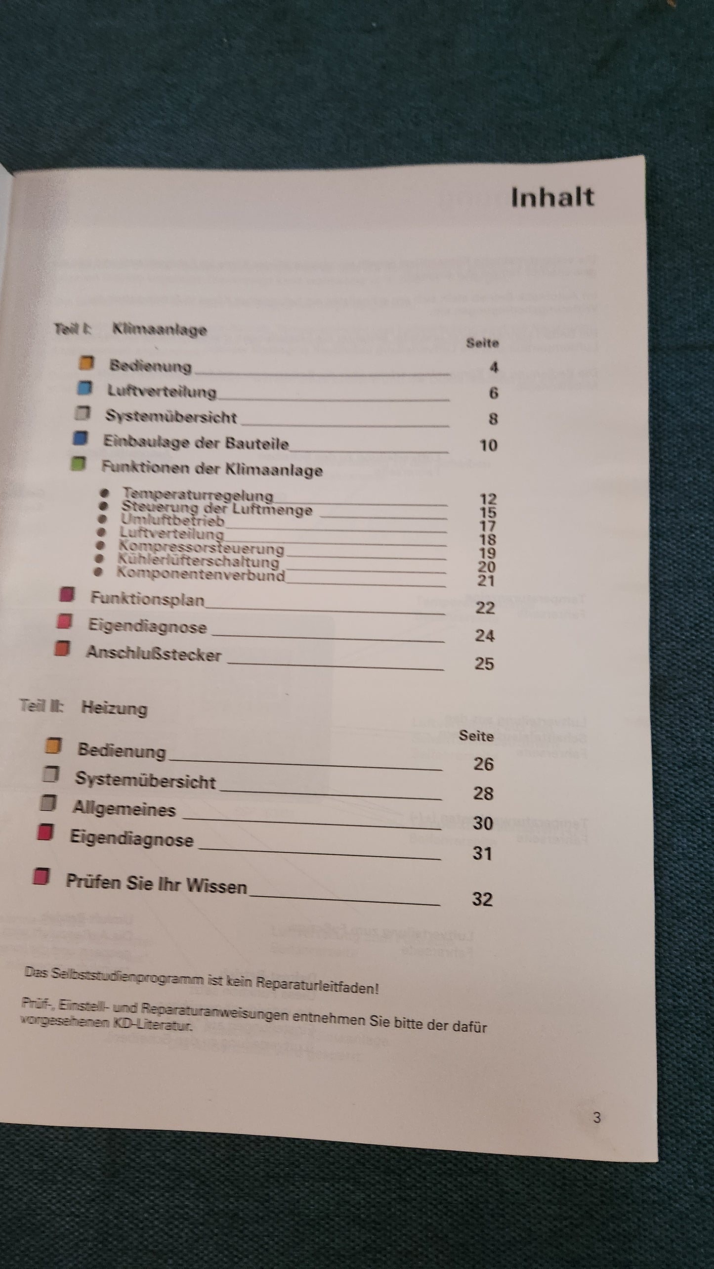 Audi A8 Klimaanlage/Heizung 1994 Selbststudienprogramm Nr. 163 Reparaturleitfaden Werkstattbuch