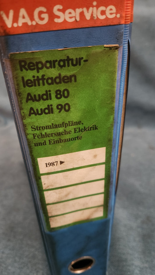 Audi 80 B3 1987 Stromlaufpläne Werkstattbuch Reparaturleitfaden Z1