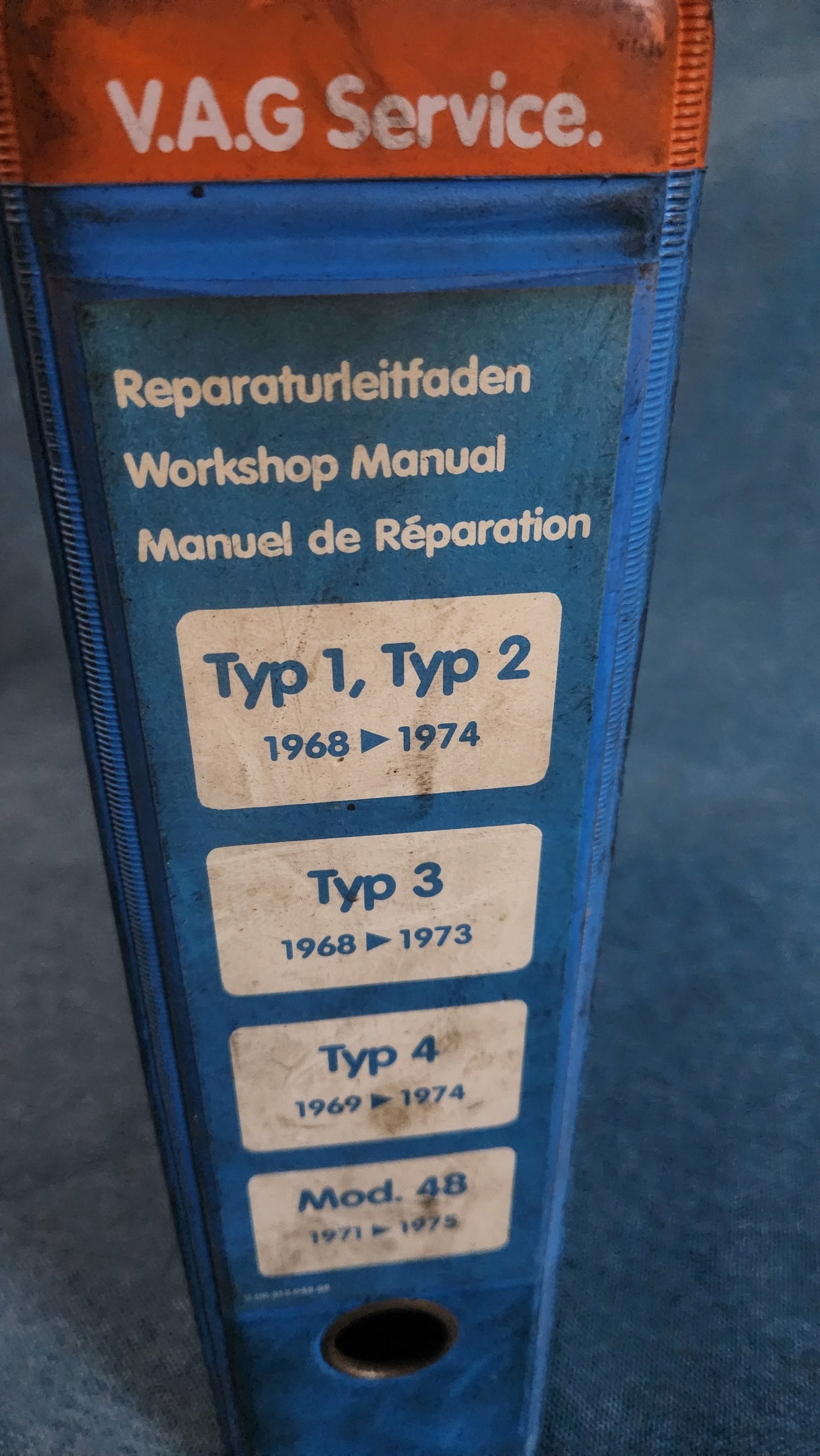 Typ 1/2/3/4/ Mod.48 Käfer/Karmann Ghia/Vw 181 Kübelwagen/T2 Bus Reparaturleitfaden Werkstattbuch
