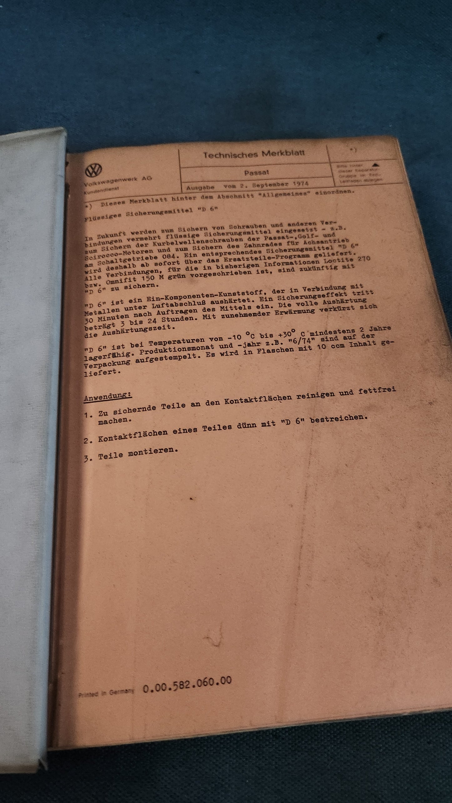 Passat B1 Reparaturleitfaden Werkstattbuch
