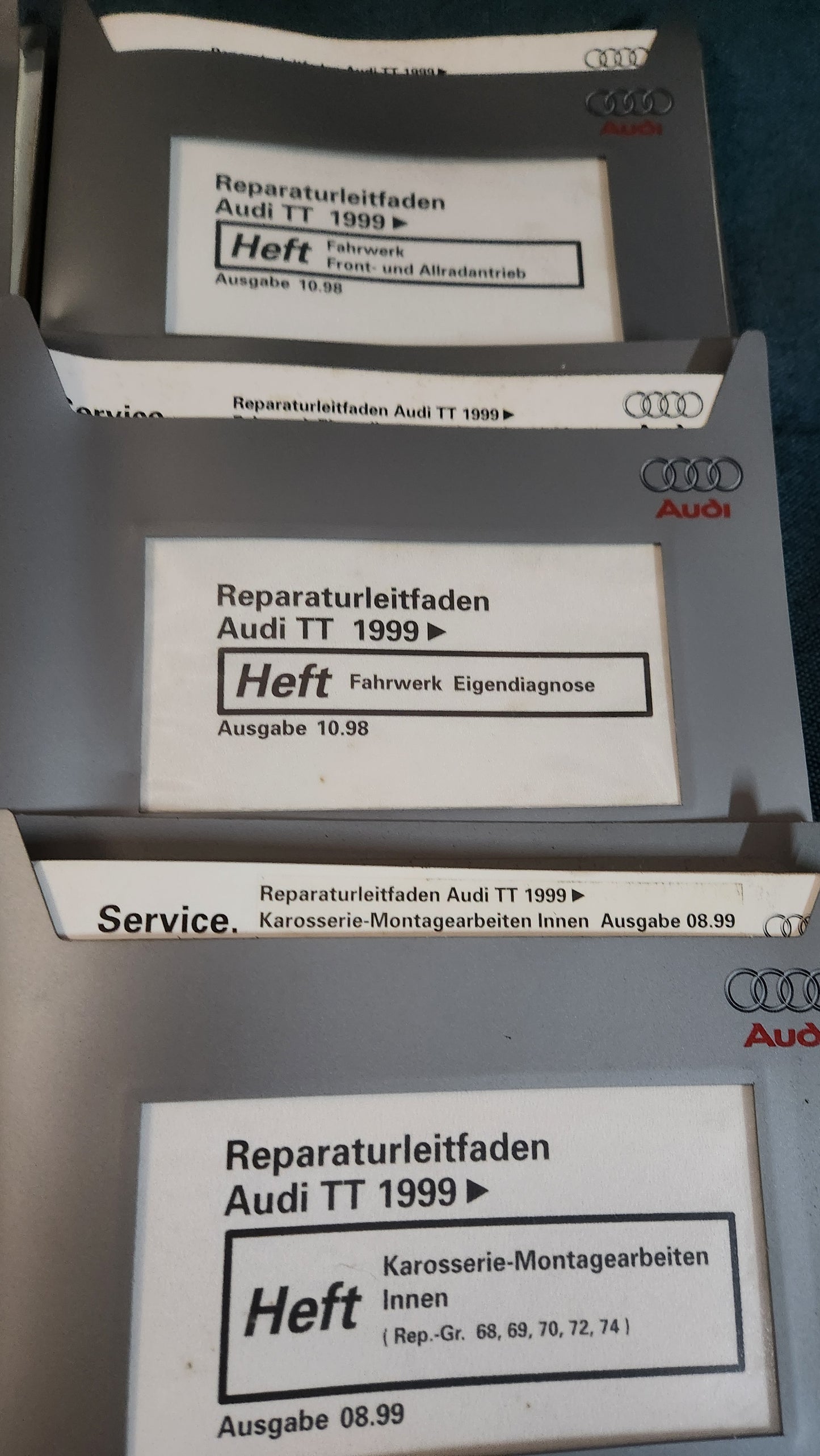 Audi TT 8N Reparaturleitfaden Werkstattbuch