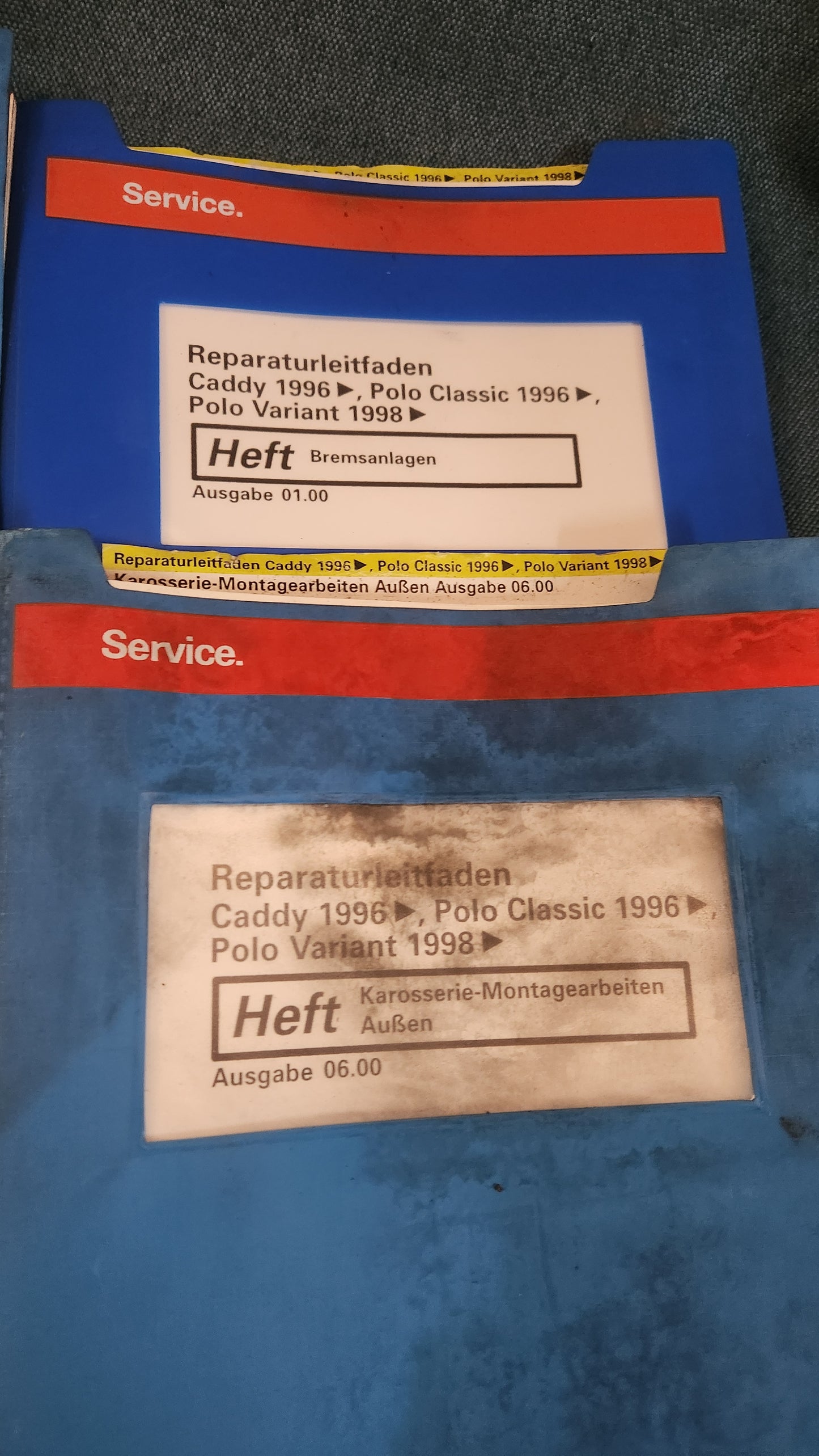 Polo 6n Typ 3 Caddy 9KV Reparaturleitfaden Werkstattbuch