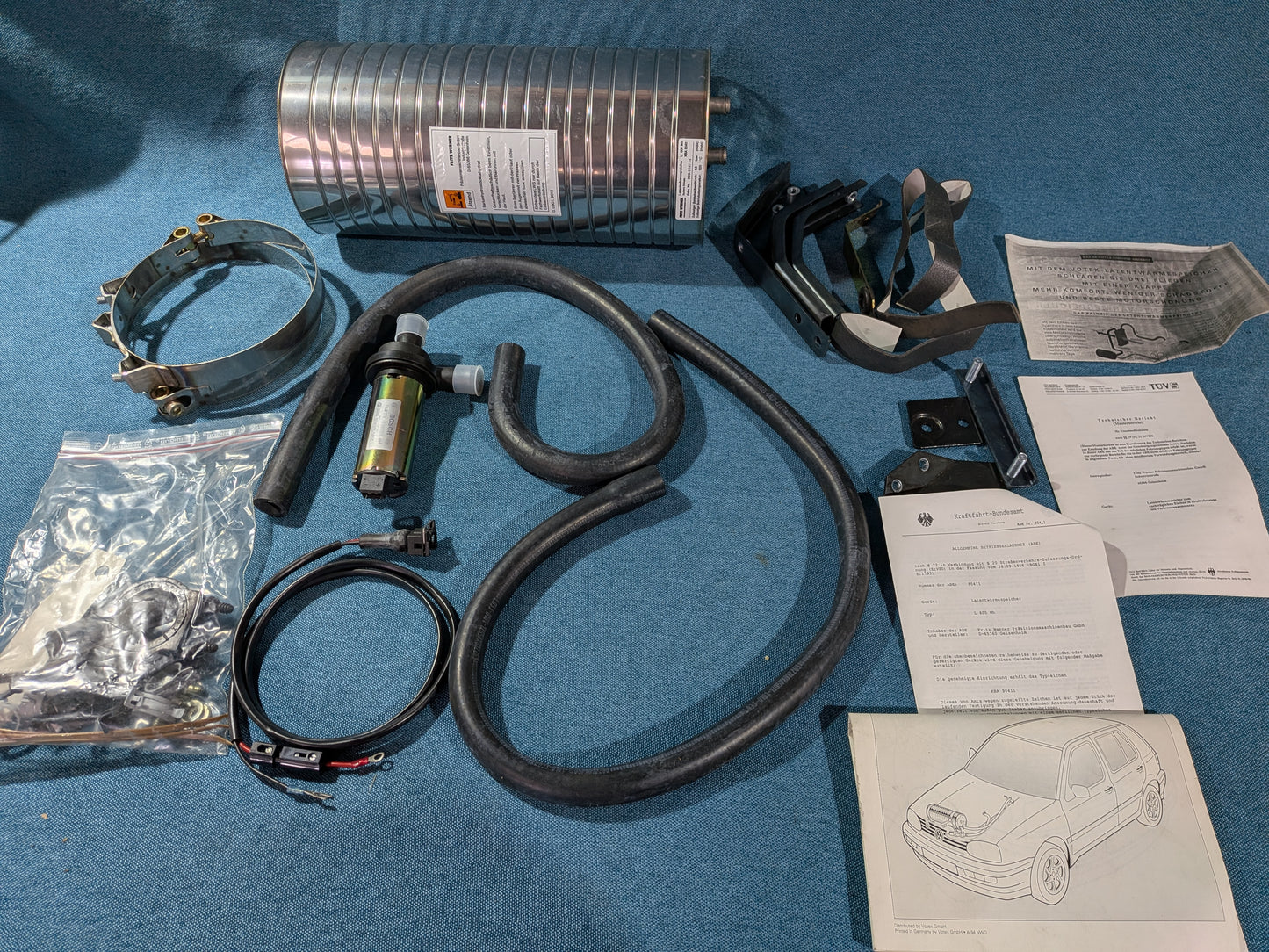 Latentwärmespeicher Set Votex VW/Audi/Golf3/Vento 000054800 & 1H0054810 NOS A20