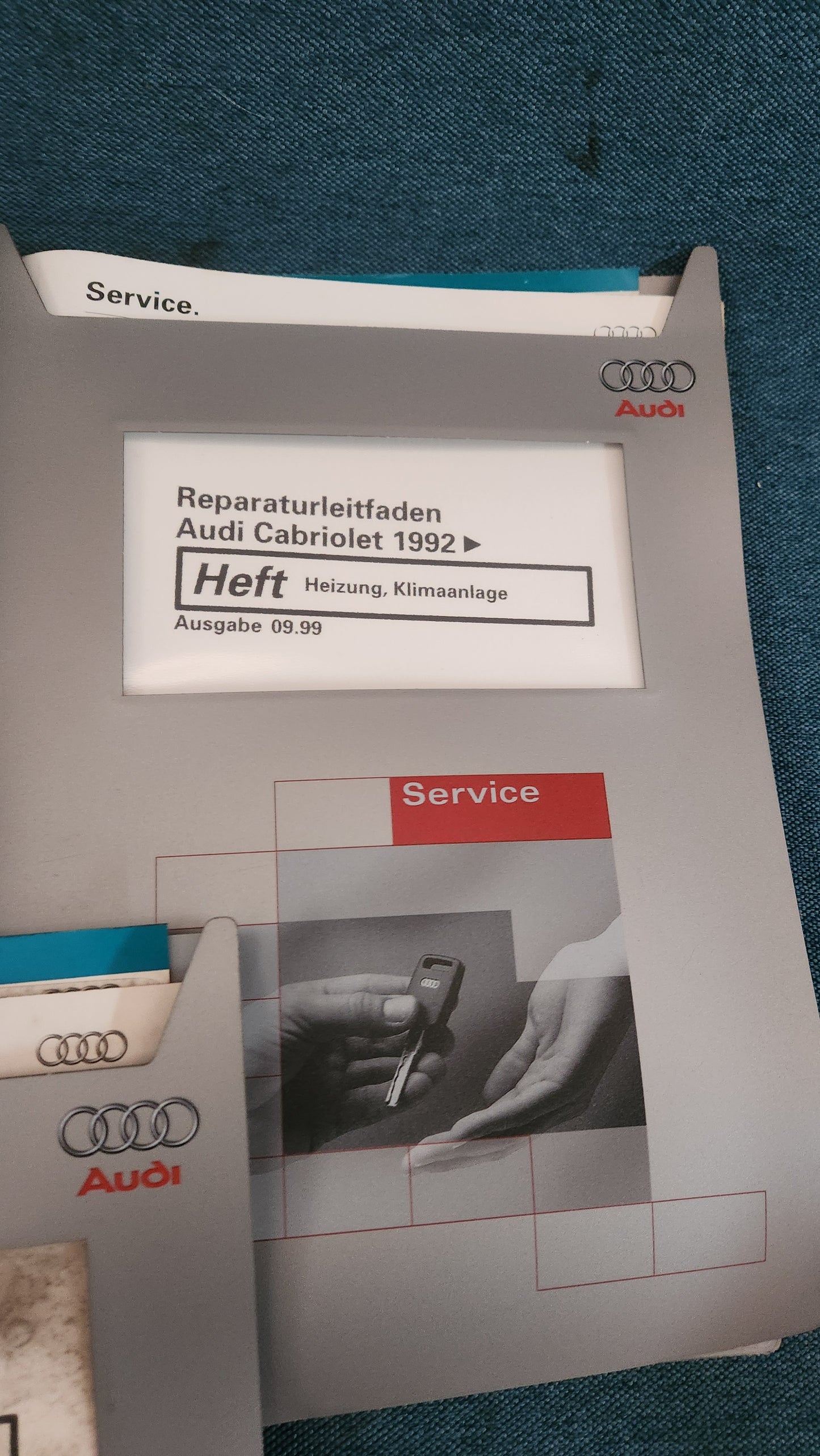 Audi 80 Cabriolet B4 Typ 89 Reparaturleitfaden Werkstattbuch