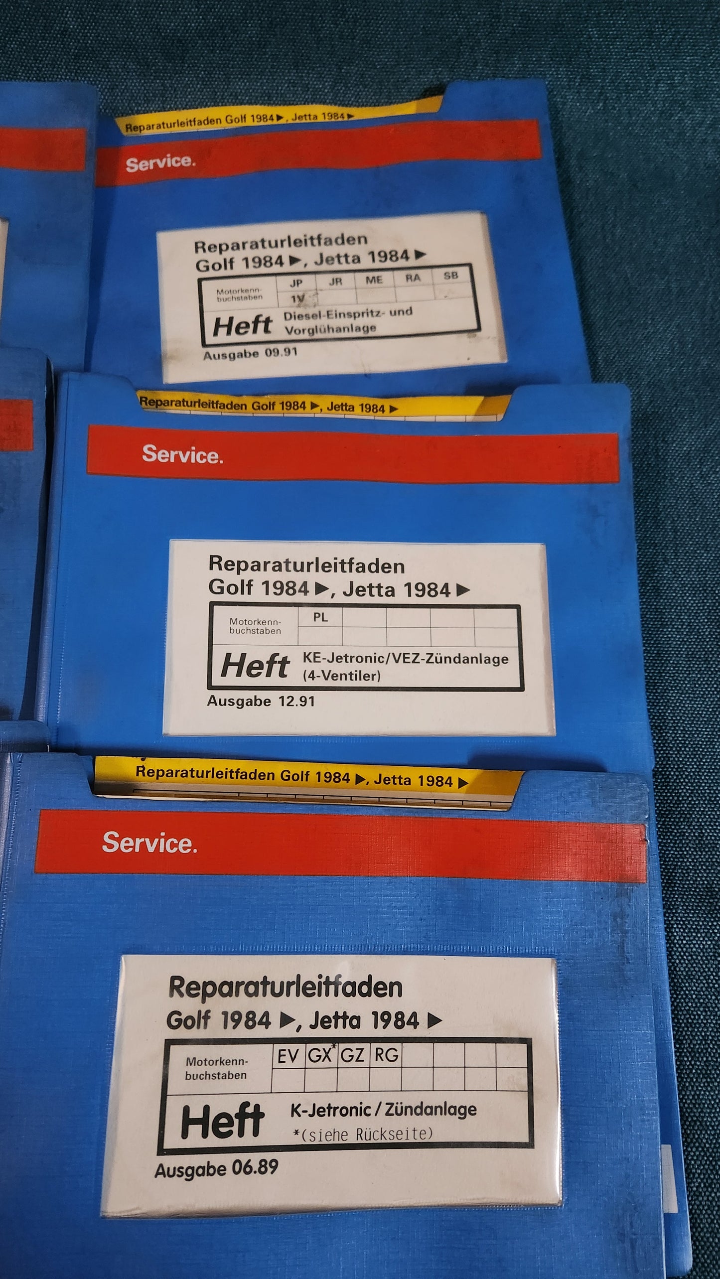 Golf2/Jetta2  Reparaturleitfaden Werkstattbuch