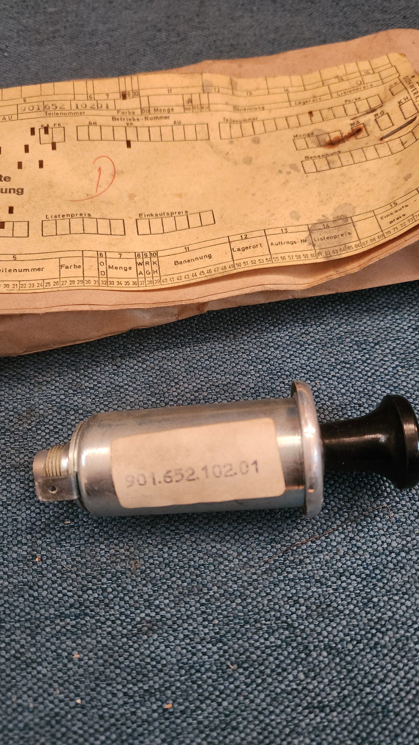 Porsche 911 Zigarettenanzünder 90165210201 Nos E7